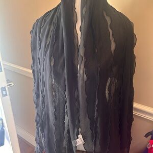 Coldwater Creek Black Scarf